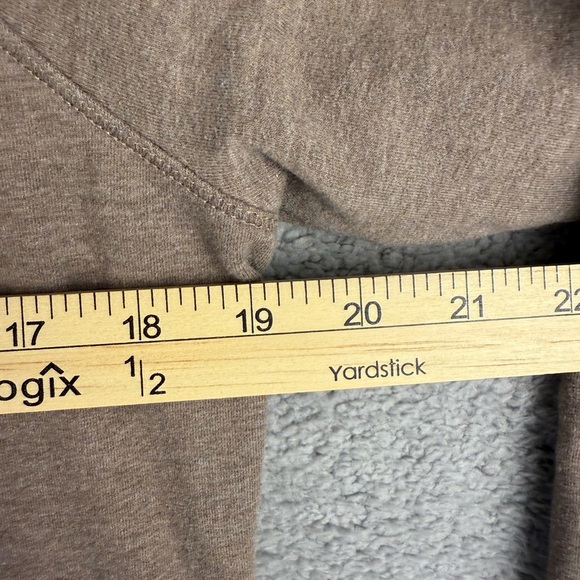 LL bean preowned tan cowl neck tunic size large - Picture 6 of 7